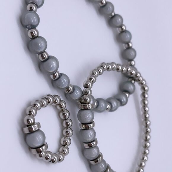 NWT Wool + Pepper Co. Iridescent & Silver Set (3) - Picture 4 of 4